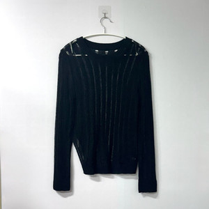 새제품 데미지 그물 니트