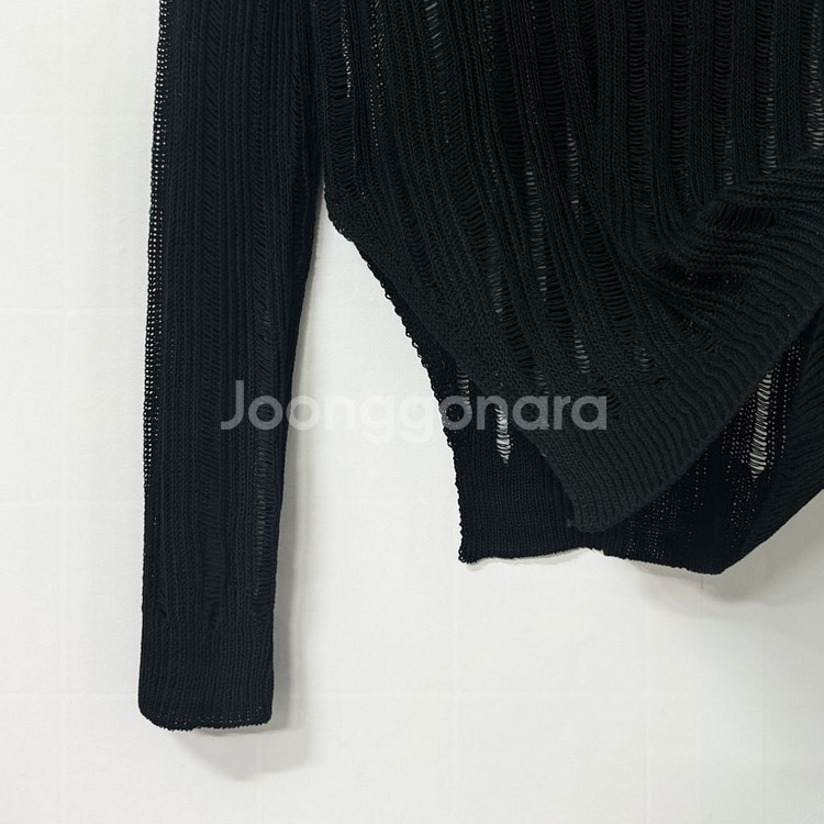 새제품 데미지 그물 니트--1