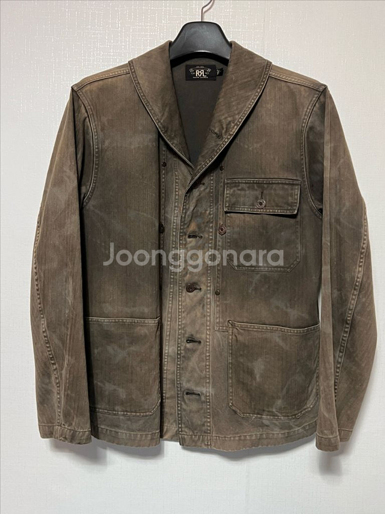 Rrl 헤링본 워크 자켓 L / 더블알엘 밀리터리 p4--0