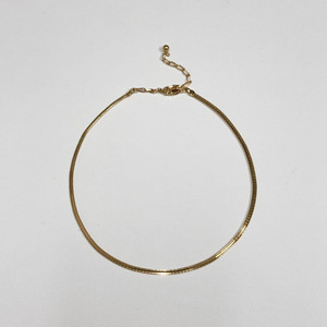 새제품 뱀줄 골드 네크리스