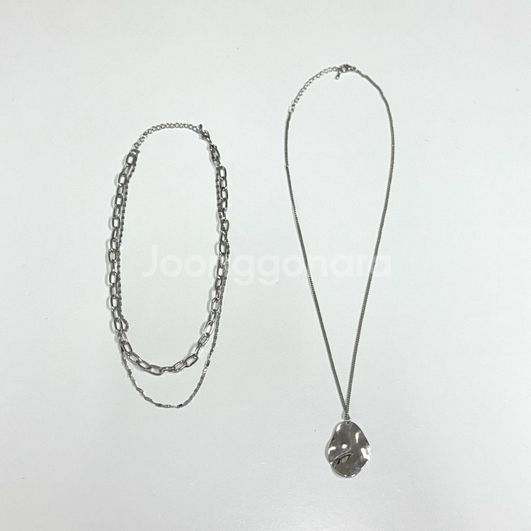 새제품 레이어드 3중 목걸이--1