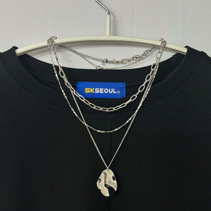 새제품 레이어드 3중 목걸이