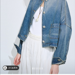 2024년TIME 워시드 데님 자켓 3회입었구 이미지