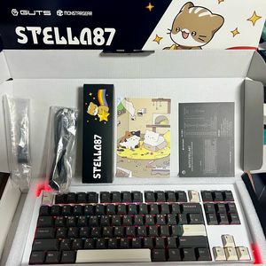 스텔라87 풀알루미늄 TKL 커스텀 게이밍 키보드 풀박