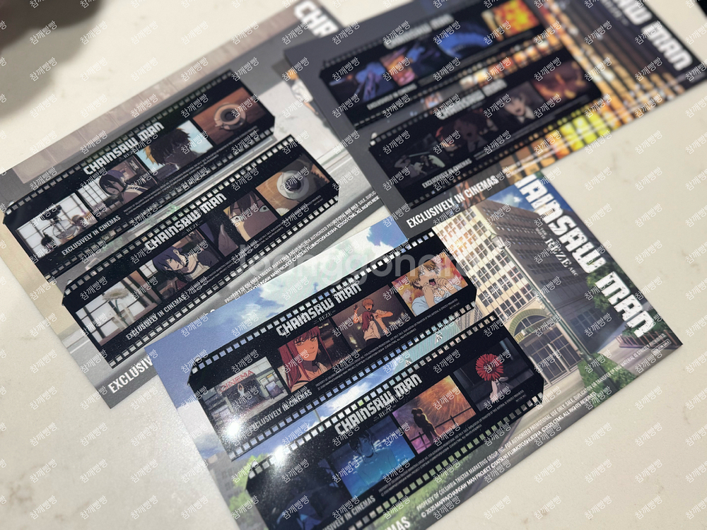 3종일괄)체인소맨 6주차 필름 세트 랜덤 3종 특전--0