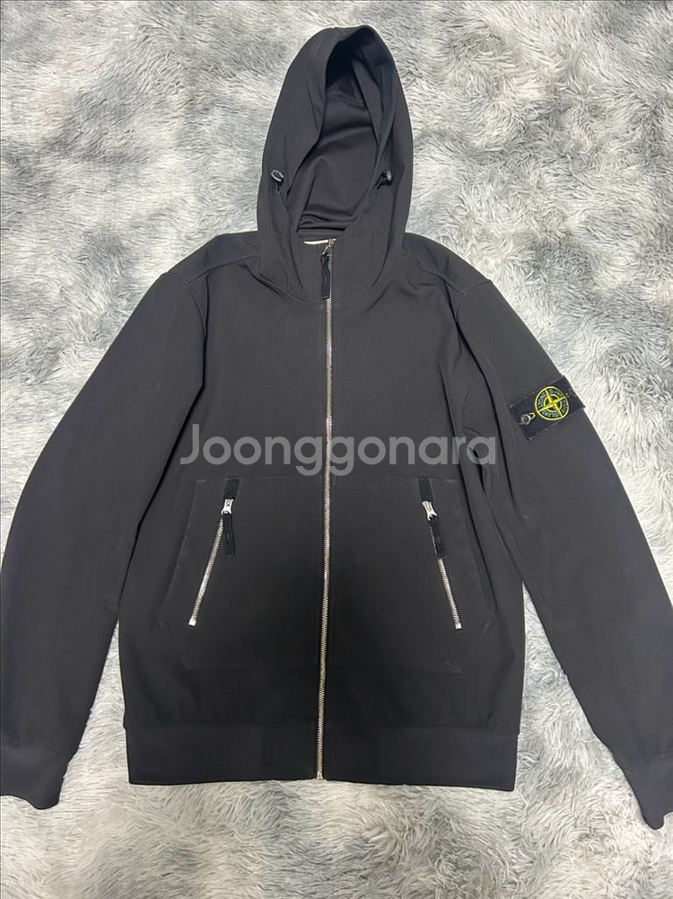 21ss 스톤아일랜드 소프트쉘 M 블랙--1