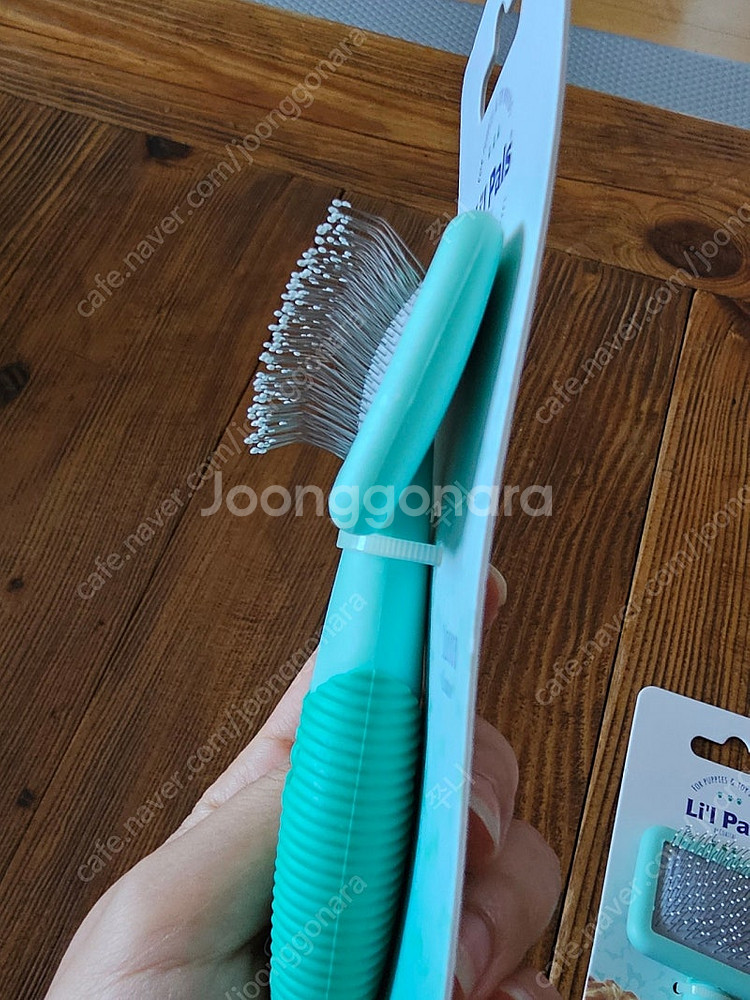 새상품)Li'l Pals 강아지 슬리커 브러쉬 릴팰스 매직 미니 슬리커,--1