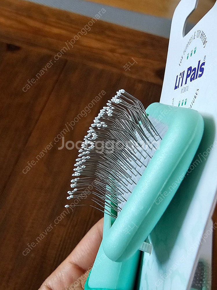 새상품)Li'l Pals 강아지 슬리커 브러쉬 릴팰스 매직 미니 슬리커,--2