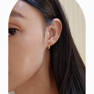 보스크 14k 원터치 귀걸이