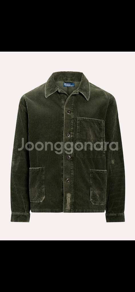 폴로 코듀로이 유틸리티 자켓 M사이즈 새상품--0