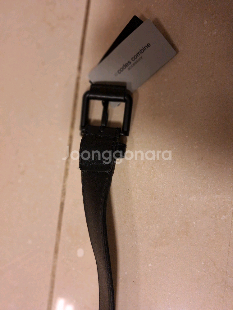 # codes combine 남성 가죽 벨트 블랙--3