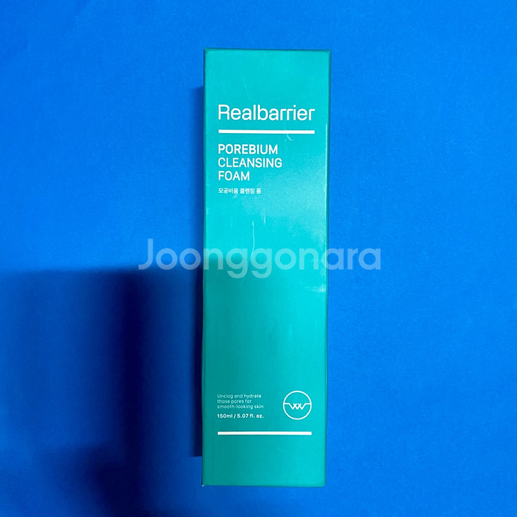 [새제품]리얼베리어/모공비움/민감 약산성/클렌징폼 150ml--0