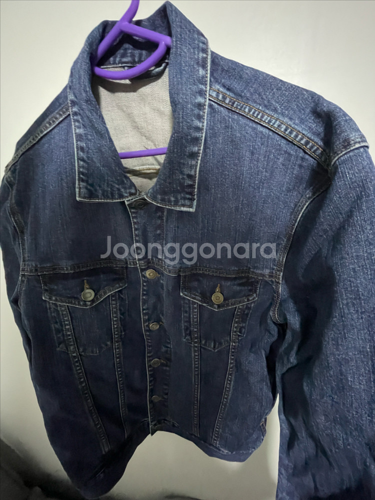 남성 데님 자켓 (L 사이즈) 택배, 직거래 모두 가능--0