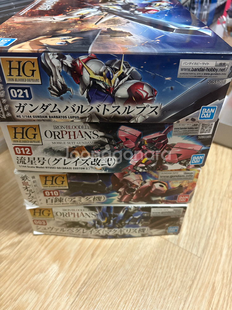 hg 철혈의 오펀스 건담 프라모델 일괄--0