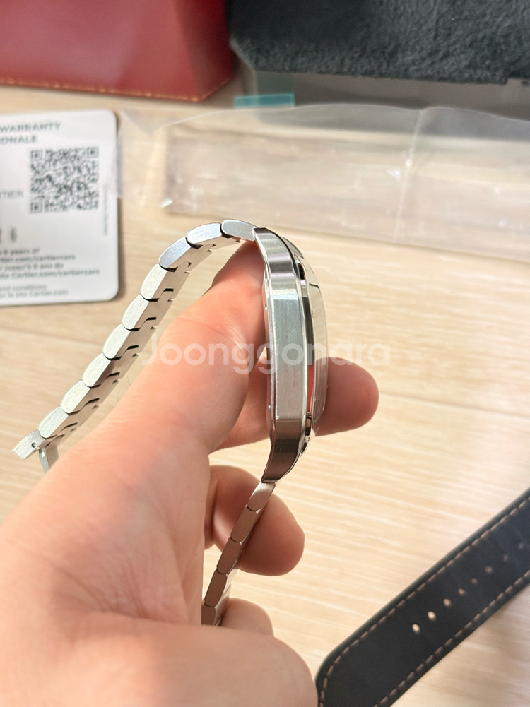 까르띠에 산토스 드 까르띠에 스틸 라지 팝니다--5