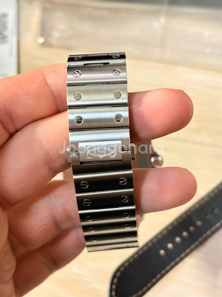 까르띠에 산토스 드 까르띠에 스틸 라지 팝니다--7