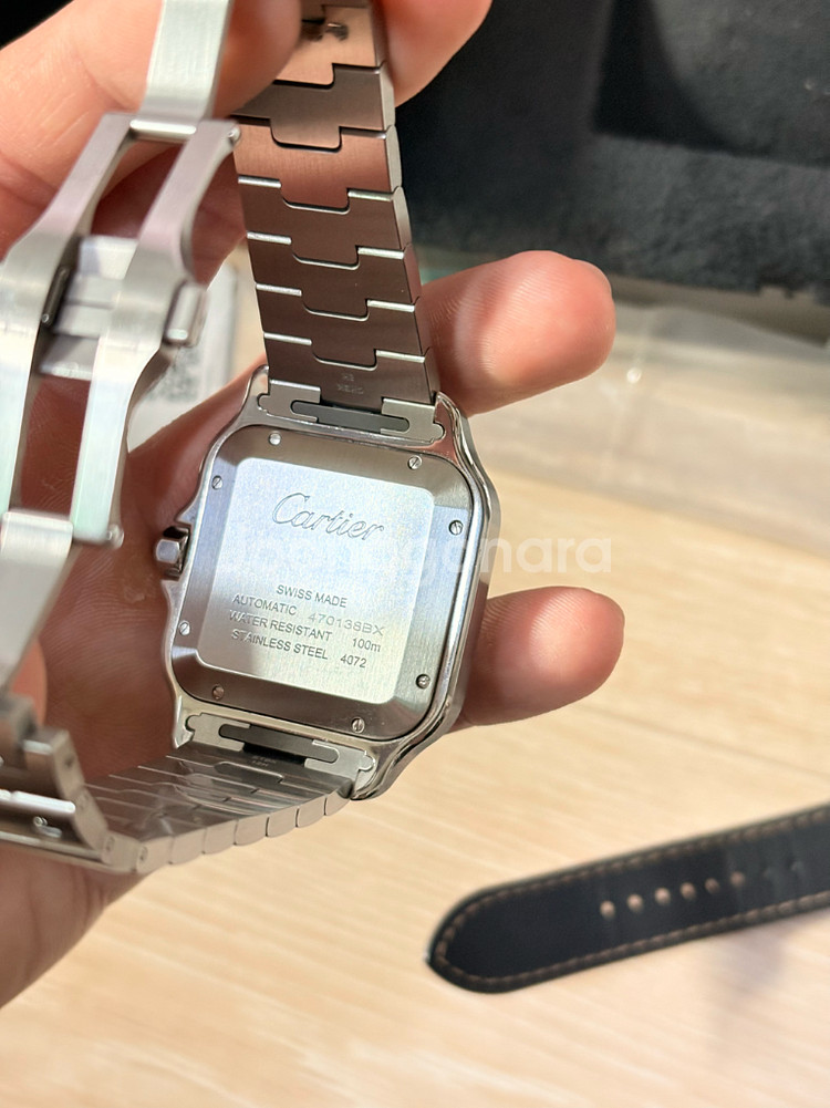 까르띠에 산토스 드 까르띠에 스틸 라지 팝니다--8