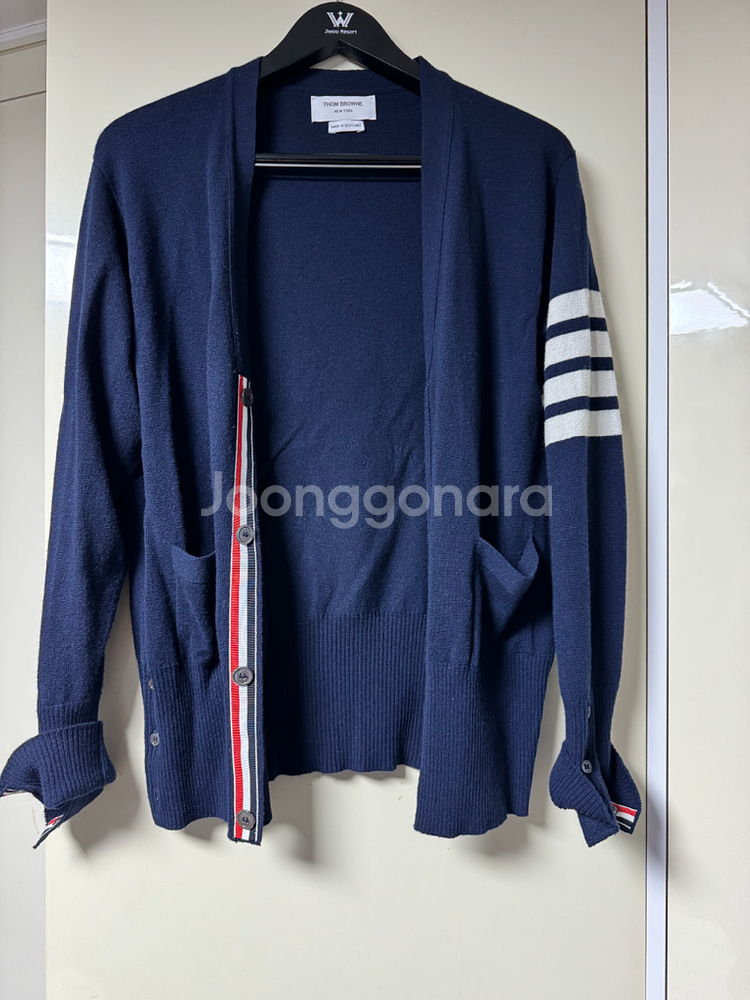 톰브라운 니트 가디건--1