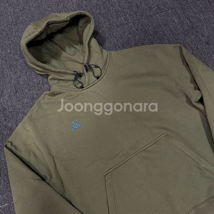나이키 ACG 풀오버 카키 후드--1