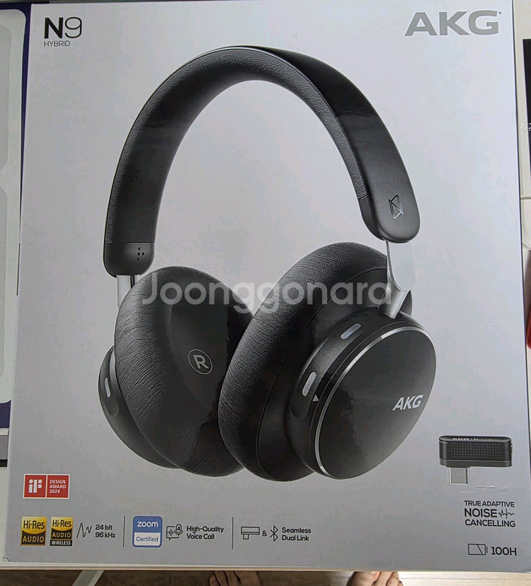 AKG N9 헤드셋 팝니다. 초SS급 (실사1시간미만)--1