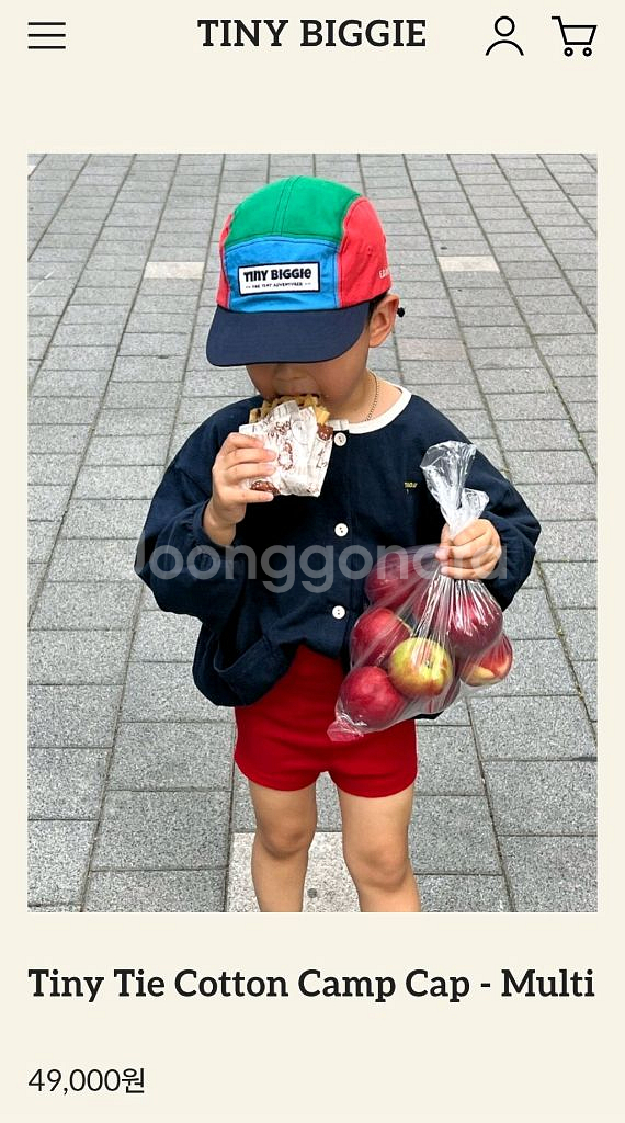 타이니비기 캠프캡 구합니다--0