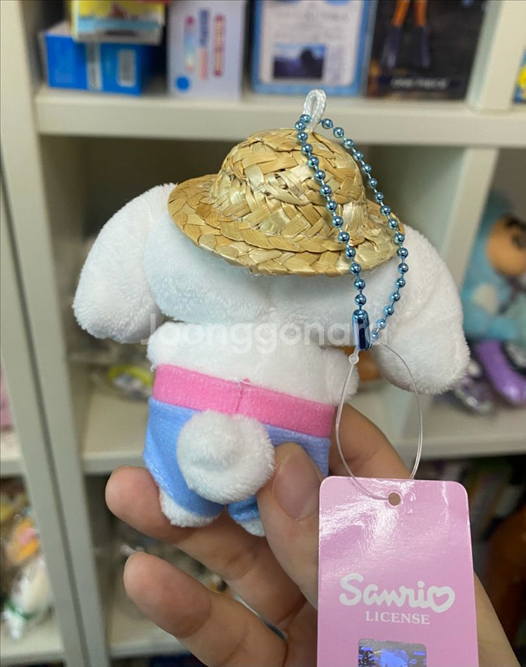 산리오) 시나모롤 바캉스 선글라스 인형 키링--1