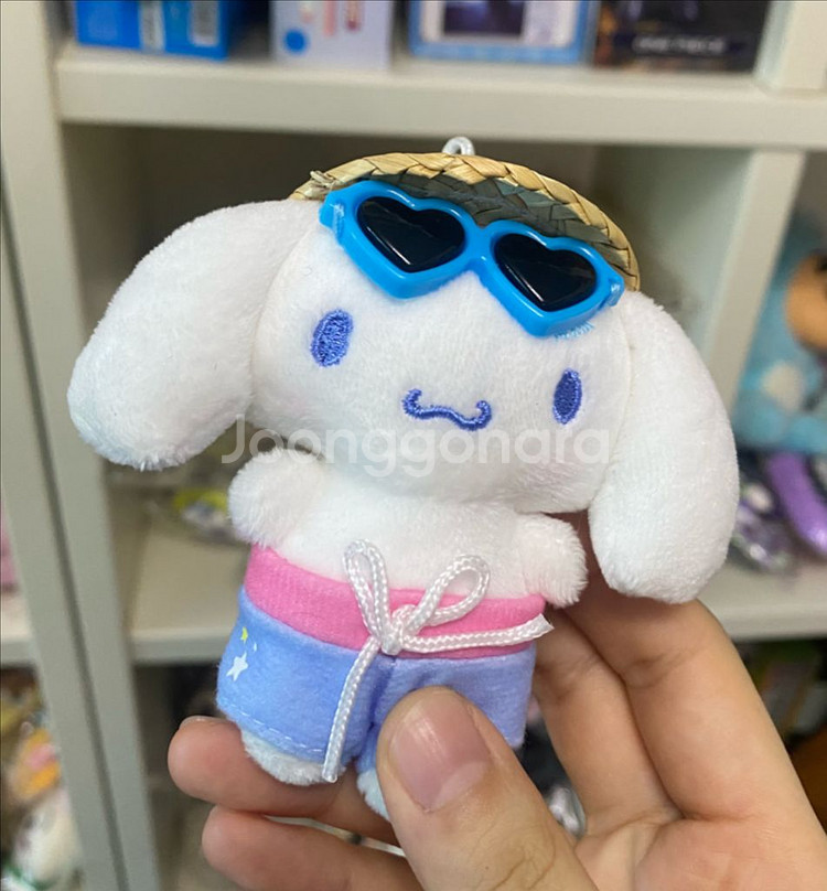 산리오) 시나모롤 바캉스 선글라스 인형 키링--0