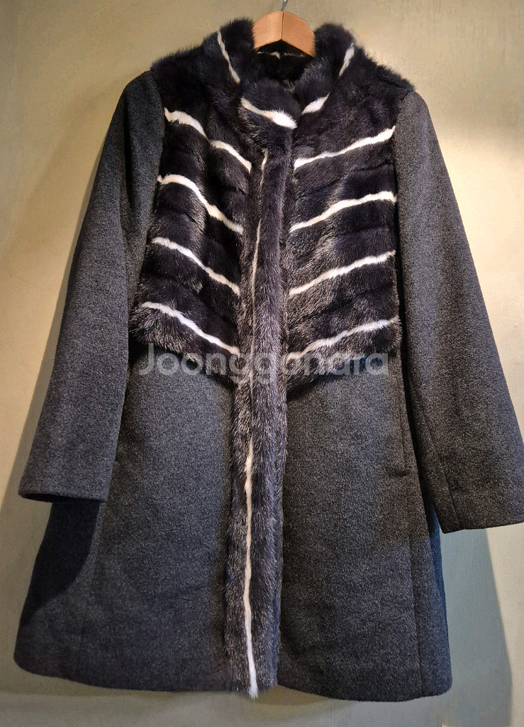 밍크 알파카 코트--1