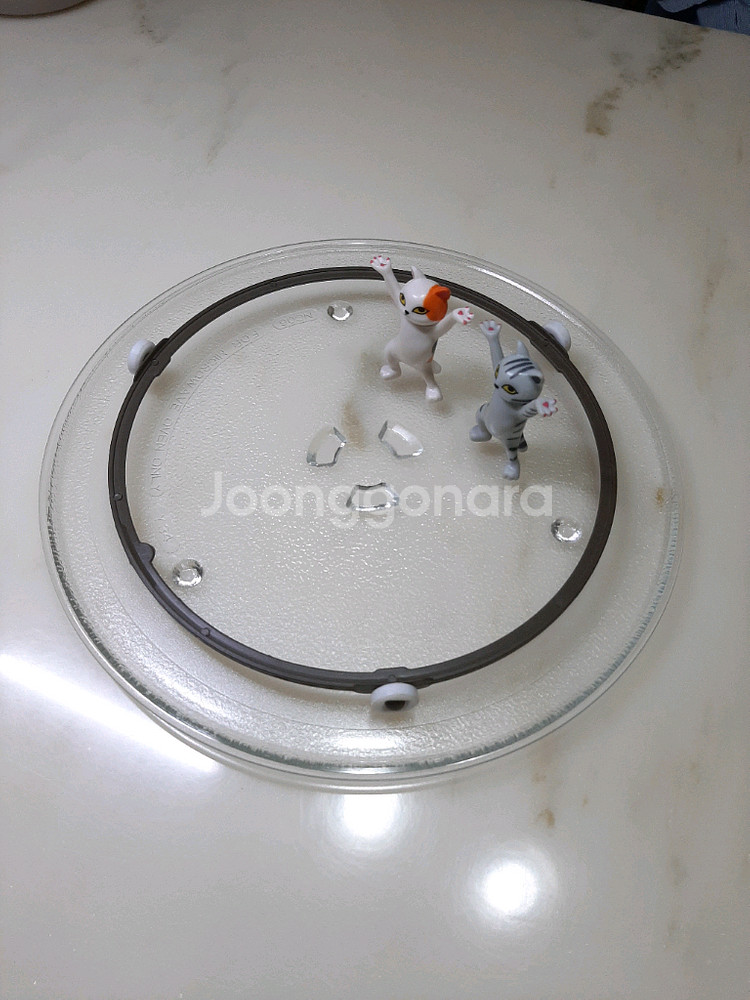 삼성전자렌지 회전유리접시 + 받침롤러 (삼성정품)--0