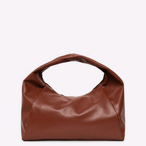 준지(juun.j) 여성 브라운 리얼 레더 호보백