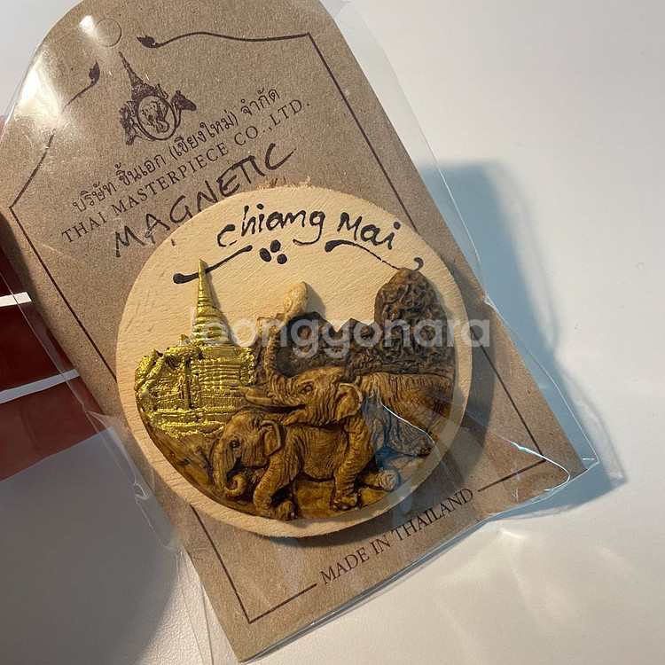 태국 파타야 하드락카페 & 치앙마이 마그넷 기념품--0