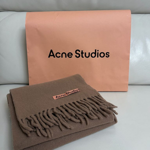 [공홈정품/상태A] 아크네 울 스카프 카라멜 브라운 슬