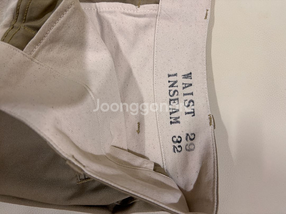 브론슨 US Army 1942 치노팬츠--2