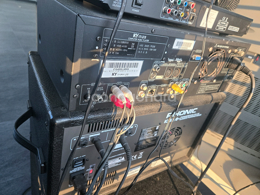 금영 노래방기기 풀세트--1