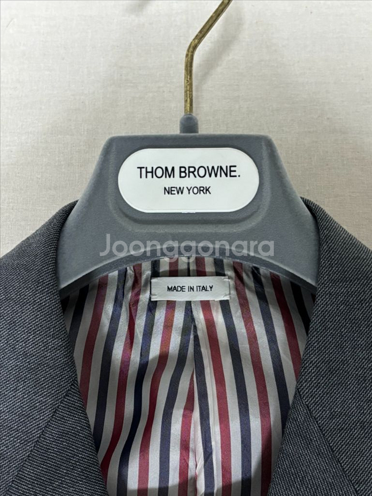 톰브라운 사선완장 블레이저 그레이 [3]--2