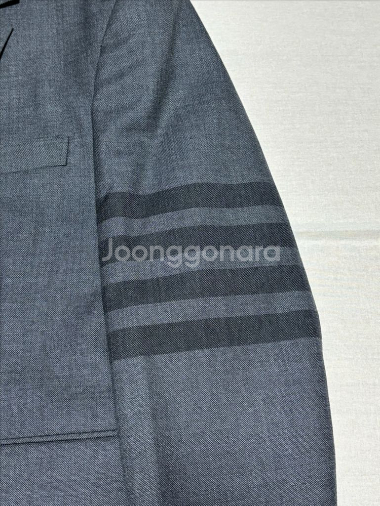 톰브라운 사선완장 블레이저 그레이 [3]--1