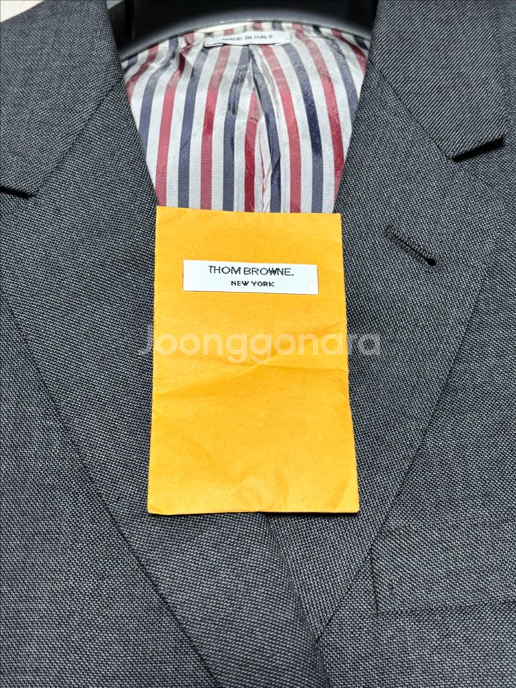 톰브라운 사선완장 블레이저 그레이 [3]--7