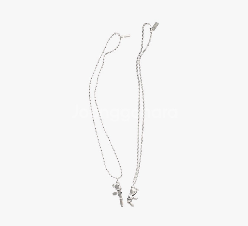 헤븐바이마크제이콥스 프랜드쉽 곰돌이 펜던트 목걸이--2