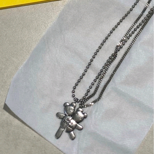 헤븐바이마크제이콥스 프랜드쉽 곰돌이 펜던트 목걸이