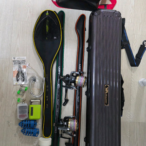 유정 원투낚시 일체