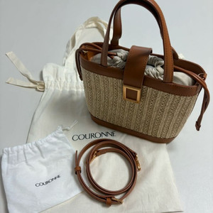 쿠론 라탄 토트 겸 크로스백