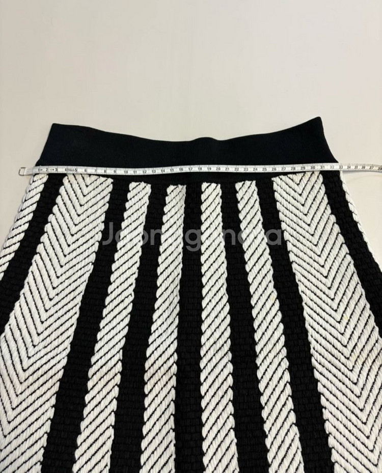 마쥬 니트 플레어 스커트 S--5