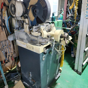 중고반자동 각도조절 원형톱기계