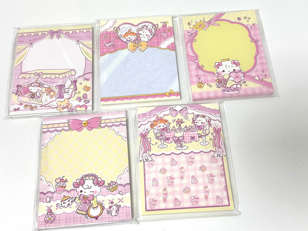 히님 핑크룸 떡메모지 5종 set--0