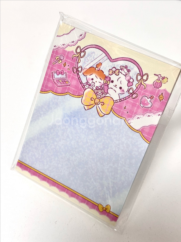 히님 핑크룸 떡메모지 5종 set--4