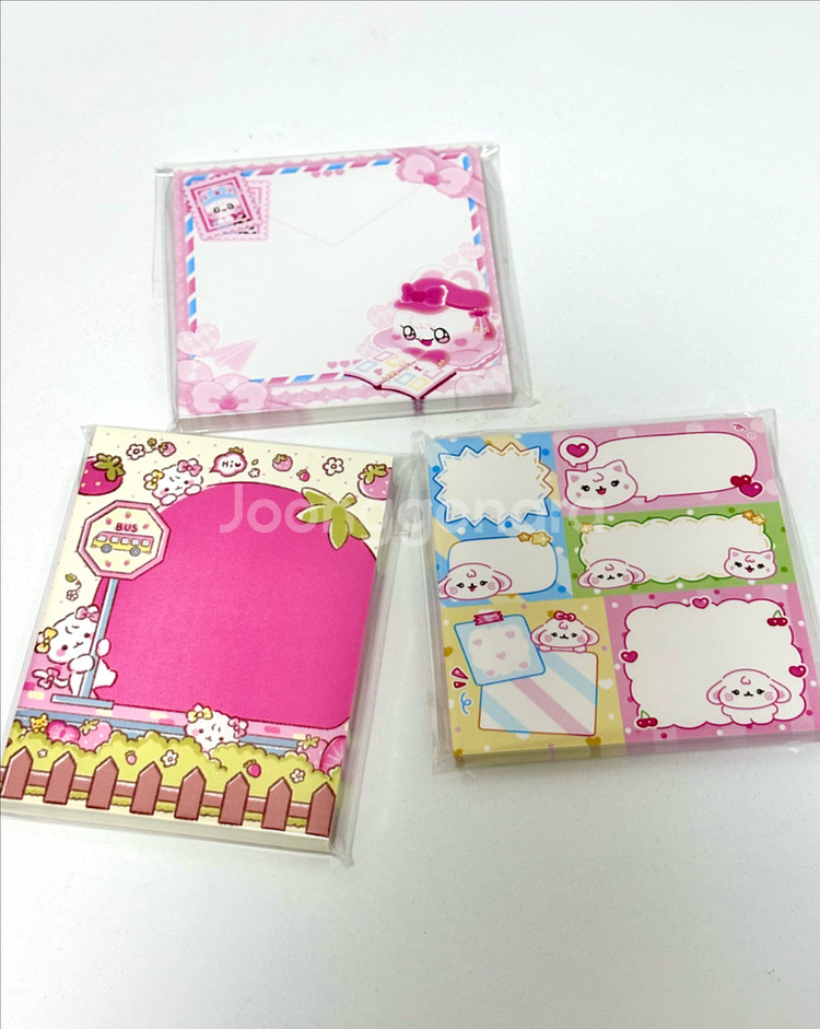 지구 벼리 떡메모지 + 산리오 쿠로미 수첩 set--0