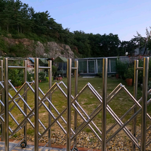 스테인리스 자바라대문