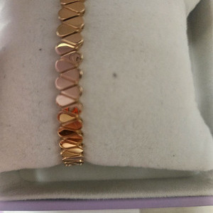 (새상품)듀이터널스 로즈골드 팔찌