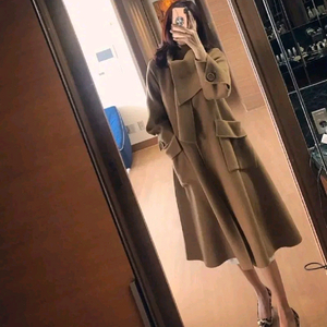 울100 머플러 코트