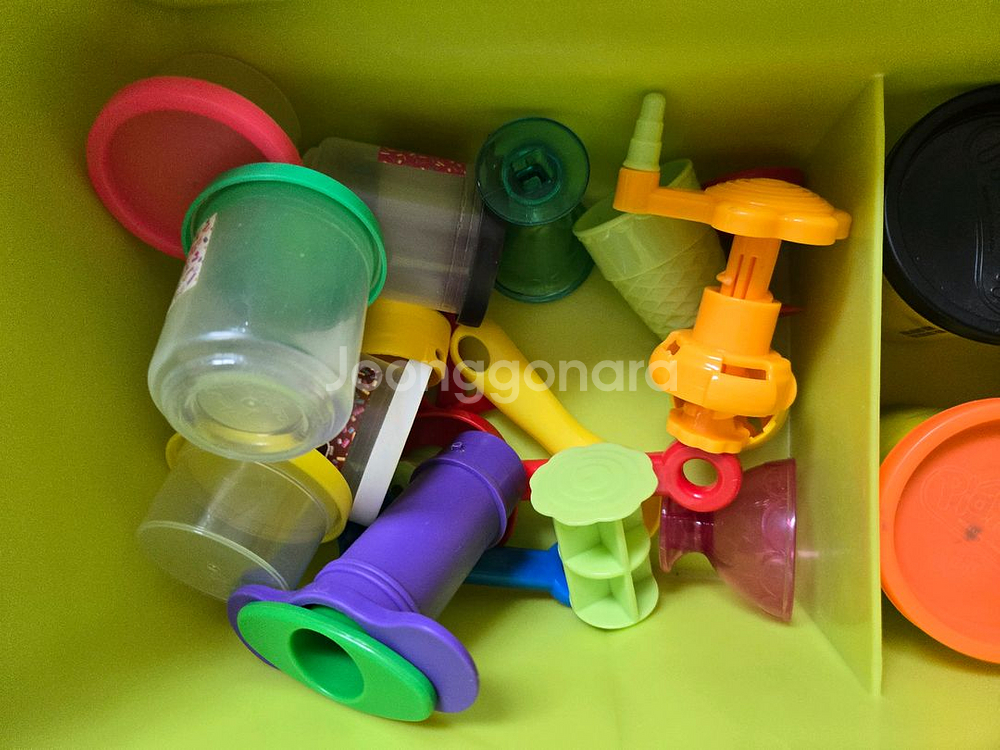 플레이도우 테이블+아이스크림 만들기툴도구+클레이21개--6